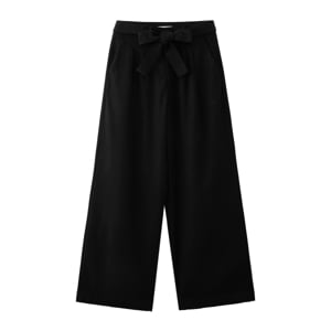 pdc_เบสิโค กางเกงขายาวทรงขากว้าง สำหรับผู้หญิง รุ่น FTHV25Q2LW005 สีดำ