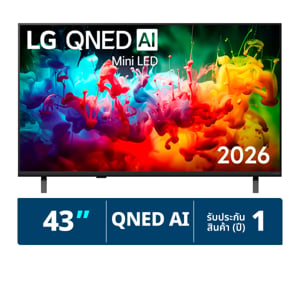 pdc_แอลจี สมาร์ตทีวี 43 นิ้ว 4K QNED AI Mini LED รุ่น 43QNED70BSA.ATM สีดำ