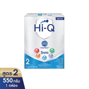 pdc_ไฮคิว พรีไบโอโพรเทก นมผงดัดแปลงสูตรต่อเนื่องสำหรับทารกและเด็กเล็ก ช่วงวัยที่ 2 ขนาด 550 ก.