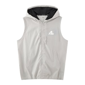 pdc_เบสิโค เสื้อแจ็คเก็ตแขนกุดมีฮู้ด สำหรับผู้ชาย รุ่น FDNC25Q2MS004 สีเทา