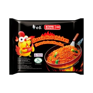 pdc_ไป๋เซียง บะหมี่กึ่งสำเร็จรูปรสไก่เผ็ดสูตรคลาสสิก แบบแห้ง 98 ก.