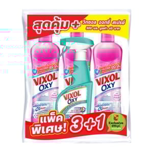 pdc_วิกซอล ออกซี่พิ้ง 700 มล. แพ็ค 3 ชิ้น + ออกซี่สเปรย์