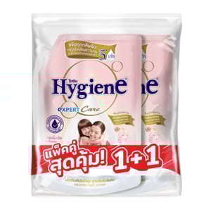 pdc_ไฮยีน เอ็กซ์เพิร์ท แคร์ ผลิตภัณฑ์ปรับผ้านุ่ม สูตรเข้มข้นพิเศษ กลิ่นบลูมมิ่งทัช 1000 มล. แพ็ค 1+1