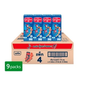 pdc_คาร์เนชั่น สมาร์ทโก นมยูเอชที รสจืด 170 มล. X 36 ชิ้น