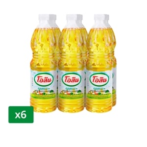 pdc_โอลีน น้ำมันปาล์ม 500 มล. แพ็ค 6 ขวด