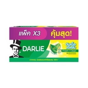 pdc_ดาร์ลี่ ดับเบิ้ลแอ็คชั่น ยาสีฟัน สูตรมินต์เข้มข้น 150 ก. แพ็ค 3