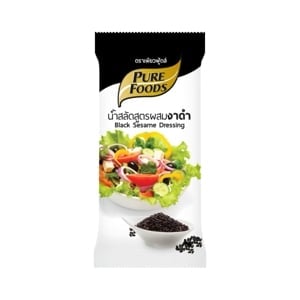 pdc_เพียวฟู้ดส์ น้ำสลัดสูตรผสมงาดำ 50 ก.