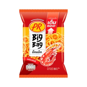 pdc_พี.อาร์. ข้าวเกรียบรสกุ้งสไปซี่ 80 ก.
