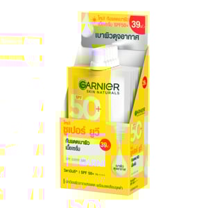 pdc_การ์นิเย่ สกิน แนทเชอรัลส์ ซูเปอร์ ยูวี-อินวิซิเบิ้ล เซรั่ม ซันสกรีน SPF50+ PA++++ 7 มล. x 6 ซอง