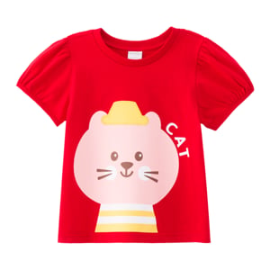 pdc_เบสิโค เสื้อ สำหรับเด็กผู้หญิง รุ่น BKAS2510TG06 สีแดง