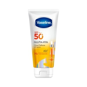 pdc_วาสลีน กลูต้า-ไฮยา โกลว์ดีเฟนซ์ยูวีเซรั่ม SPF50+ PA++++ 150 มล.