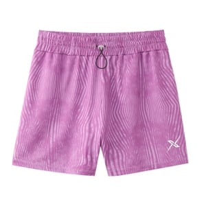 pdc_เบสิโค กางเกงขาสั้นพิมพ์ลาย สำหรับผู้หญิง รุ่น FSWN25Q3LA005 สีม่วง