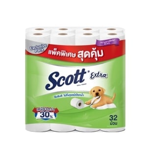 pdc_สก๊อตต์ เอ็กซ์ตร้า กระดาษชำระ บิ๊กโรล แพ็ค 32