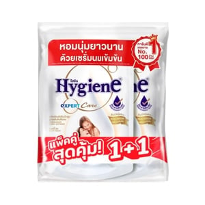 pdc_ไฮยีน เอ็กซ์เพิร์ท แคร์ ผลิตภัณฑ์ปรับผ้านุ่ม สูตรเข้มข้นพิเศษ กลิ่นมิลค์กี้ ทัช 1000 มล. แพ็คคู่