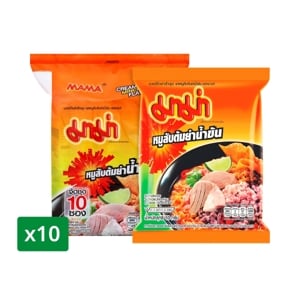 pdc_มาม่า บะหมี่กึ่งสำเร็จรูป รสหมูสับต้มยำน้ำข้น 60 ก. แพ็ค 10