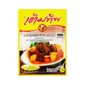 pdc_เติมทิพ ผงปรุงรสอาหาร รสเนื้อ 70 ก.