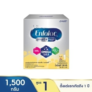 pdc_เอนฟาแล็ค สูตร1 สมาร์ทพลัส นมผงดัดแปลงสำหรับทารก สูตร 1 ขนาด 1500 ก.