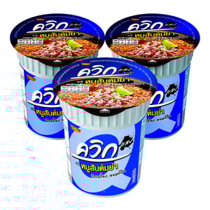 pdc_ไวไว บะหมี่กึ่งสำเร็จรูป รสหมูสับต้มยำ 60 ก. แพ็ค 3