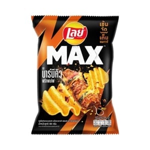pdc_เลย์แมกซ์ มันฝรั่งแท้ทอดกรอบแผ่นหยัก รสบาร์บีคิวพริกพ่นไฟ 69 ก.