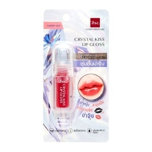 pdc_บีเอสซี คริสตัล คิส ลิป กลอส 3 ก. สี Cherry Red