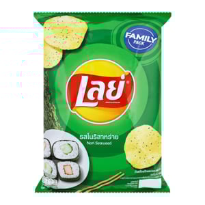pdc_เลย์ มันฝรั่งทอดกรอบแผ่นเรียบ รสโนริสาหร่าย 158 ก.