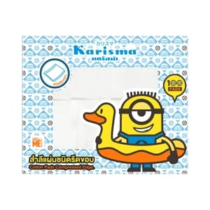pdc_คาริสม่า สำลีแผ่นรีดข้าง 100 แผ่น