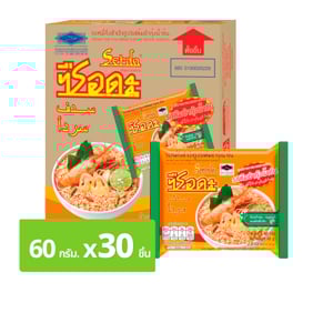 pdc_ซือดะ บะหมี่กึ่งสำเร็จรูป รสต้มยำกุ้งน้ำข้น 60 ก. แพ็ค 30