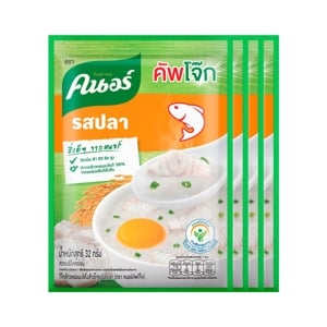 pdc_คนอร์ คัพโจ๊กแบบซอง รสปลา 32 ก. แพ็ค 4