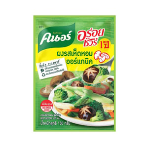 pdc_คนอร์ อร่อยชัวร์ ผงรสเห็ดหอมออร์แกนิค 150 ก.