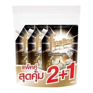 pdc_ไฟน์ไลน์ น้ำยาซักผ้าสูตรเข้มข้น ดีลักซ์ ดำ 550 มล. แพ็ค 2+1 ชิ้น