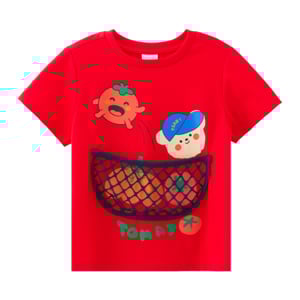 pdc_เบสิโค เสื้อยืดเด็กชาย รุ่น FPPM2502TB03 สีแดง