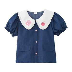 pdc_เบสิโค เสื้อยีนส์ สำหรับเด็กหญิง รุ่น FMMX2510LG002 สียีนส์