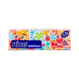 pdc_ไนซ์ กระดาษเช็ดหน้า ป๊อปอัพ 130 แผ่น แพ็ค 6