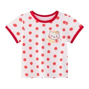 pdc_เบสิโค เสื้อยืดคอกลม สำหรับเด็กผู้หญิง รุ่น BKAS2510TG03 สีแดง