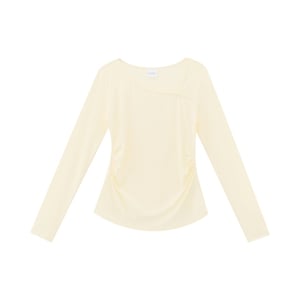 pdc_เบสิโค เสื้อแขนยาวผู้หญิง สีครีม