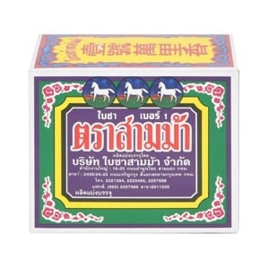 pdc_ตราสามม้า ใบชา เบอร์ 1 ขนาด 40 ก.