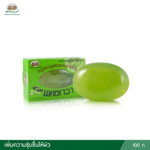 pdc_อภัยภูเบศร สบู่ก้อนใสแตงกวา 100 ก.