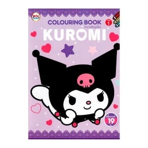 pdc_วรรณาบุ๊คส์ ระบายสีสติกเกอร์ Kuromi