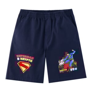 pdc_ซูเปอร์แมน กางเกงขาสั้นเด็กชาย รุ่น FMAR2505LB026 สีกรมท่า