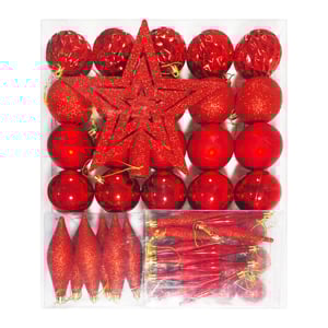 pdc_บิ๊กซี XM25 ชุดตกแต่งต้นคริสต์มาส 49 ชิ้น รุ่น CGKS045MX คละสี