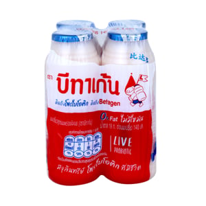 pdc_บีทาเก้น นมเปรี้ยวโยเกิร์ตพร้อมดื่ม พร่องมันเนย 140 มล. แพ็ค 4