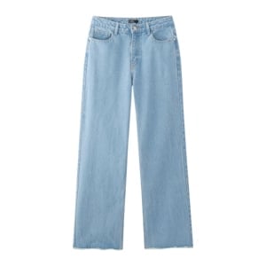 pdc_เบสิโค กางเกงยีนส์ทรง Straight สำหรับผู้หญิง รุ่น FVKI25Q2LC002 สียีนส์ฟอกอ่อน