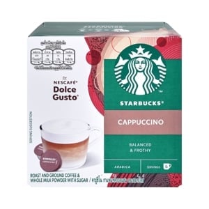 pdc_สตาร์บัคส์ คาปูชิโน่ แคปซูลกาแฟคั่วบด 12 แคปซูล