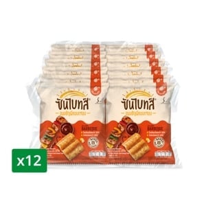 pdc_ซันไบทส์ ขนมธัญพืชอบกรอบ รสบาร์บีคิว 15 ก. แพ็ค 12