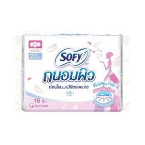 pdc_โซฟี ถนอมผิว ผ้าอนามัยแบบมีปีก ขนาด 23 ซม. แพ็ค 16 ชิ้น