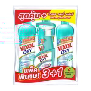 pdc_วิกซอล ออกซี่มิ้น 700 มล. แพ็ค 3 ชิ้น + ออกซี่สเปรย์