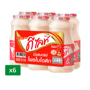 pdc_ดัชมิลล์ ดีไลท์ นมเปรี้ยว 100 มล. แพ็ค 6 ขวด