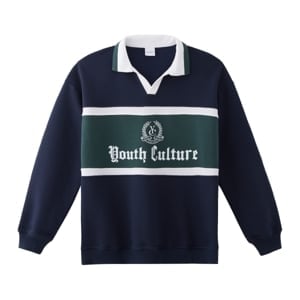 pdc_เบสิโค เสื้อคอปกแขนยาวผู้ชาย รุ่น FSWN25Q4YM16W สีกรมท่า