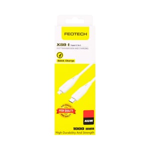 pdc_ฟีโอเทค สายชาร์จ Type-C-Lightning 1 ม. รุ่น C80I สีขาว