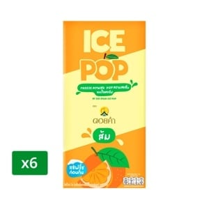 pdc_ดอยคำ ไอซ์ป๊อป ส้ม 85 มล. แพ็ค 6
